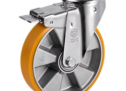 TELLURE ROTA RUOTA 65AL SUPPORTO GIREVOLE CON FORO+FRENO