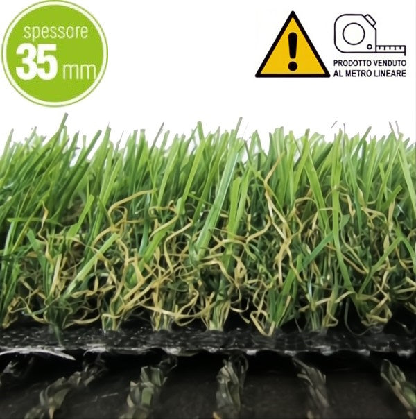 VERDELOOK PRATO VERDE SINTETICO SPESSORE MM35
