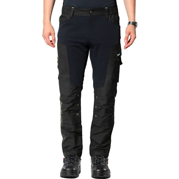 ISSA PANTALONE DA LAVORO FLEXARD NERO/NERO