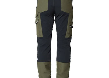 ISSA PANTALONE DA LAVORO FLEXARD VERDE/NERO