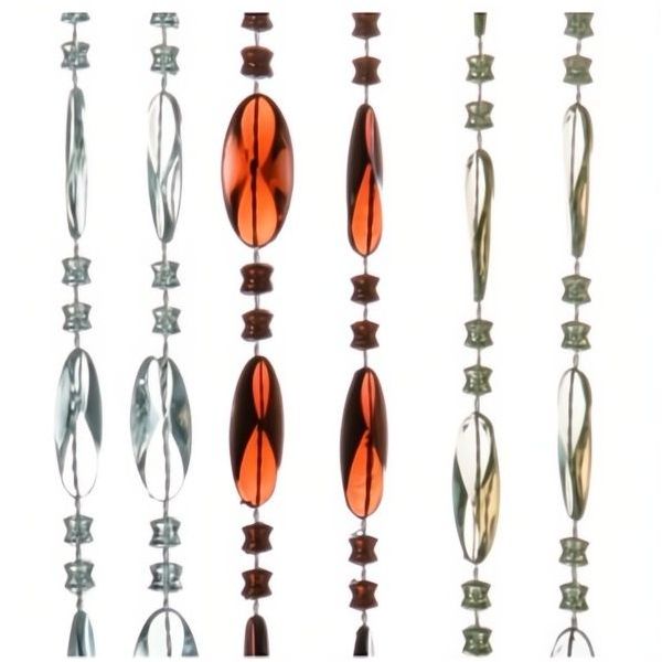 VERDELOOK TENDE PER PORTA A GOCCIA COLORE BRONZO/CRIS/COGNAC CM100X220*