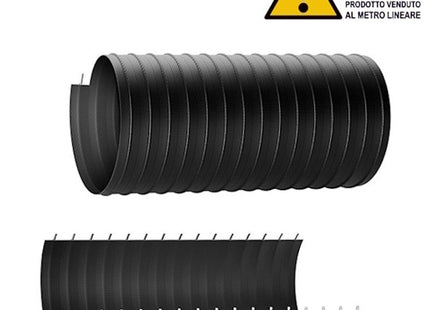 MERLETT TUBO TERMORESISTENTE PU 200°C SPIRALE ACCIAIO