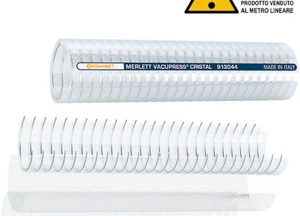 MERLETT TUBO VACUPRESS CRISTAL SPIRALE ACCIAIO