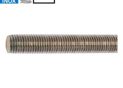 BARRA FILETTATA IN ACCIAIO INOX A2 DIN 975/DIN 976
