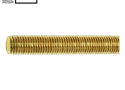 BARRA FILETTATA IN OTTONE DIN 975