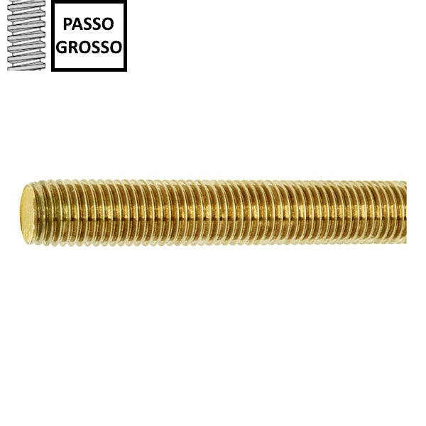 BARRA FILETTATA IN OTTONE DIN 975
