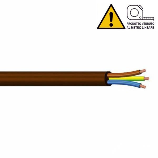 CAVO ELETTRICO AL TAGLIO TIPO FS180R18 MARRONE