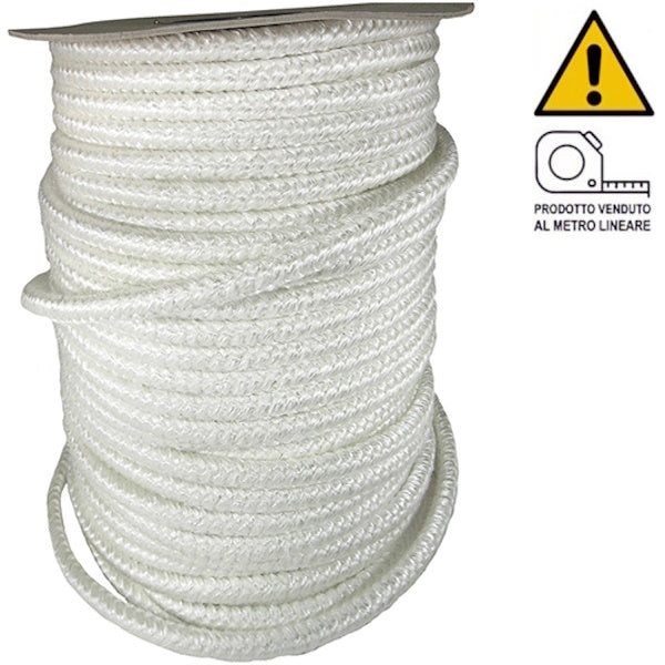 CORDA DI CERAMICA ISOLANTE TERMICO COLORE BIANCO