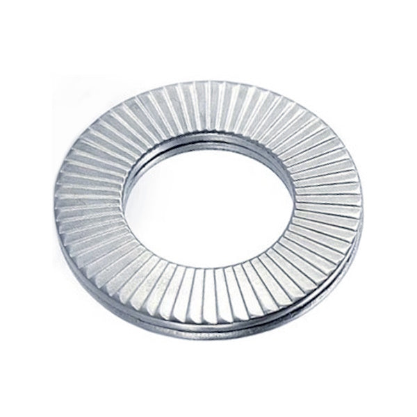 NORD-LOCK COPPIA RONDELLE CON BLOCCAGGIO A CUNEI ART. NL ZINCATE