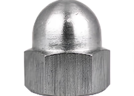 DADO ESAGONALE CIECO CON CALOTTA SFERICA ALTA INOX A2 DIN 1587