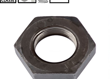 DADO ESAGONALE BASSO PASSO FINE CL.04 GREZZO UNI 5589 DIN 936