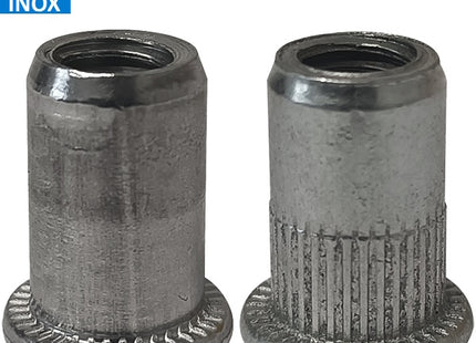 FAR INSERTI FILETTATI CILINDRICI IN ACCIAIO INOX A2 FTT/C M 3 PZ200*