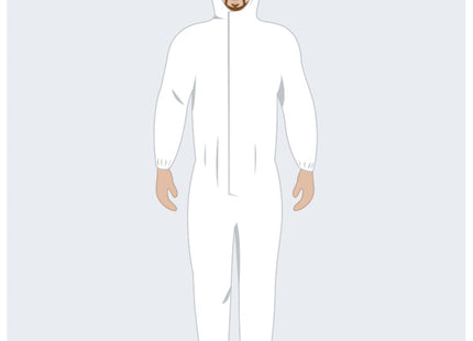 TUTA DI PROTEZIONE MONOUSO MOD. SHIELD WHITE CAT.III 5-B/6-B