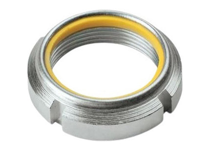 GHIERA AUTOBLOCCANTE IN ACCIAIO ZINCATO BIANCO TIPO GUK