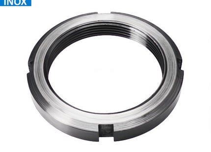 GHIERA DI BLOCCAGGIO IN ACCIAIO INOX DIN 981 TIPO KM  7 M 35X1,5