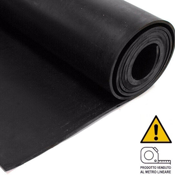 LASTRA IN GOMMA CON TELA NERA