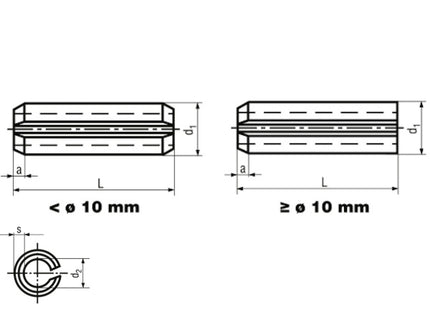 SPINA ELASTICA TIPO PESANTE UNI 6873