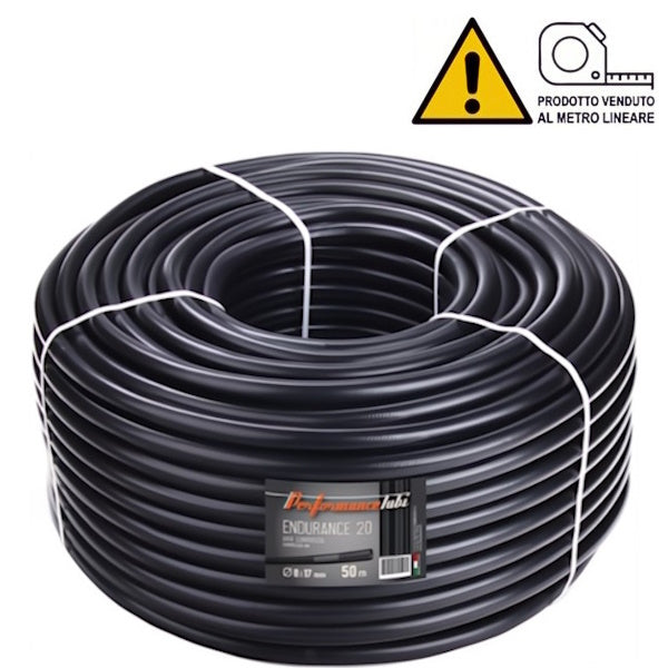 ALMAPLAST TUBO ARIA GOMMA NERO IN PVC MOD. ENDURANCE 20