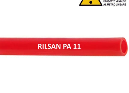 SPIRALFLEX TUBO ARIA RILSAN PA11 COLORE ROSSO AL MTL.