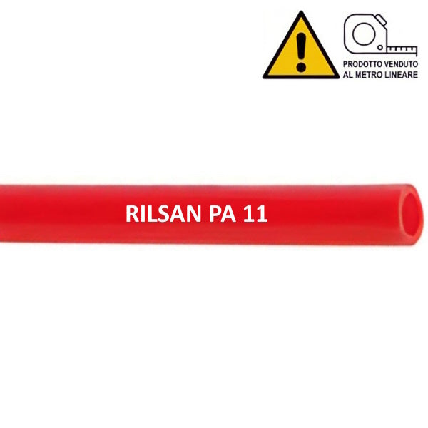 SPIRALFLEX TUBO ARIA RILSAN PA11 COLORE ROSSO AL MTL.