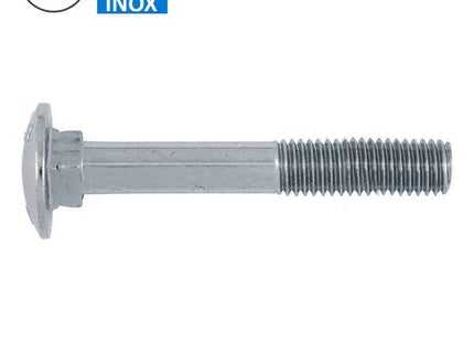 BULLONE A TESTA TONDA QUADRO SOTTOTESTA UNI 5732 INOX A2