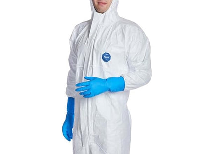 TUTA DI PROTEZIONE MONOUSO DUPONT MOD. TYVEK 500 XPERT BIANCA