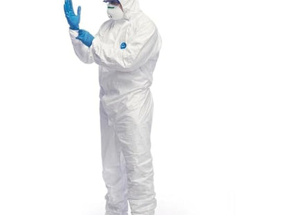 TUTA DI PROTEZIONE MONOUSO DUPONT MOD. TYVEK 500 XPERT BIANCA