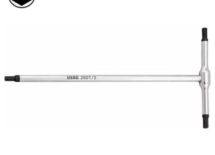 USAG  280T CHIAVE A T CON 3 ESTREMITA&apos; MASCHIO ESAGONALE