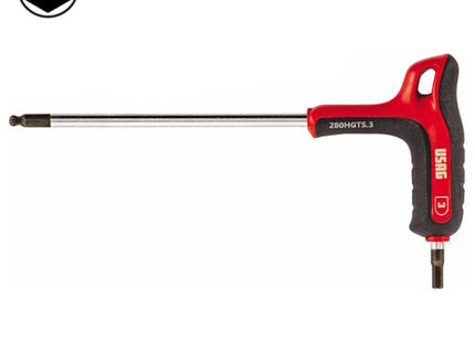 USAG  280HGTS CHIAVE MASCHIO ESAGONALE SFERICA CON IMPUGNATURA