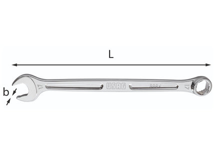 USAG  285 X CHIAVE COMBINATA CON PROFILO SPECIALE X-GRIP
