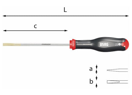 USAG  324D GIRAVITE PUNTA A TAGLIO LAMA PARALLELA