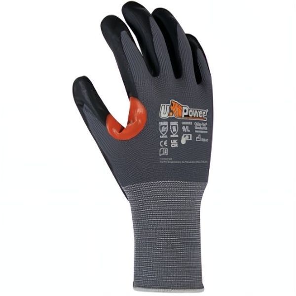U-POWER GUANTI MOD. KUMBA COLORE ARANCIONE/GRIGIO