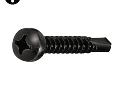 VITE AUTOPERFORANTE TC PH ZINCATA NERA UNI 8118 DIN 7504 N