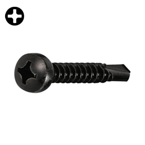 VITE AUTOPERFORANTE TC PH ZINCATA NERA UNI 8118 DIN 7504 N