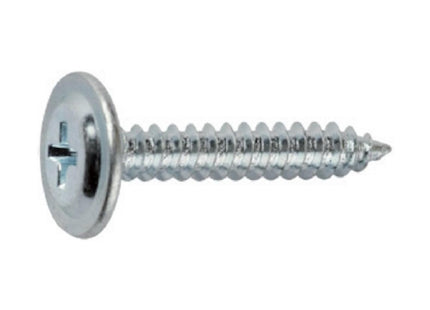 VITE AUTOFILETTANTE TESTA FUNGO FLANGIATA Z.BIANCA DIN 968