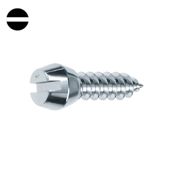 MUSTAD VITE FERMAVETRO TESTA SPECIALE A TAGLIO ZINCATA BIANCA