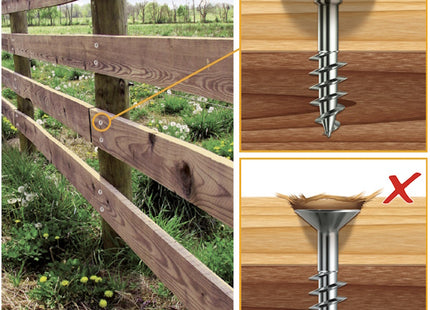 MUSTAD VITE PANELVIT FC TX CHROMITING PER LEGNO ALLUMINIO