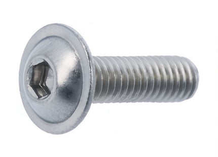 VITE TBEI CON FLANGIA CLASSE 10.9 ZINCATA BIANCA ISO 7380-2