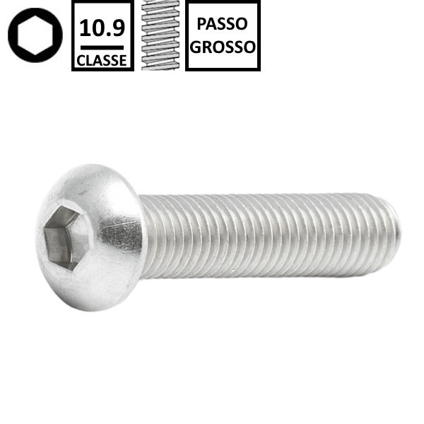 VITE TBEI CLASSE 10.9 ZINCATA BIANCA ISO 7380