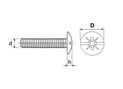 VITE TBL INTERAMENTE FILETTATA CLASSE 4.8 ZINCATA BIANCA