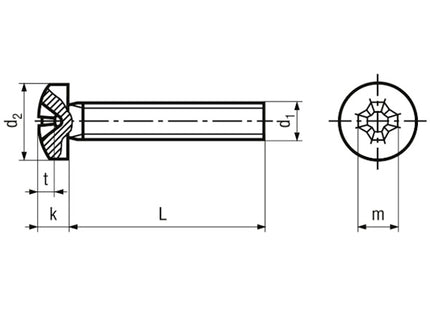 VITE TC PH CLASSE 4.8 ZINCATA BIANCA UNI 7687