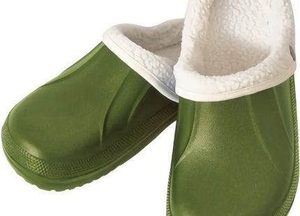 VERDEMAX ZOCCOLI IN EVA LINEA INVERNALE CON PELO COLORE VERDE