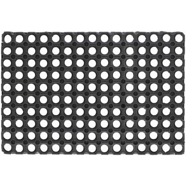 VELCOC ZERBINO IN GOMMA TRAFORATO MOD. GUMMY NERO