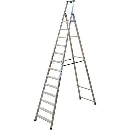 FACAL SCALA QUADRA DOPPIA CON PEDANA IN ALLUMINIO