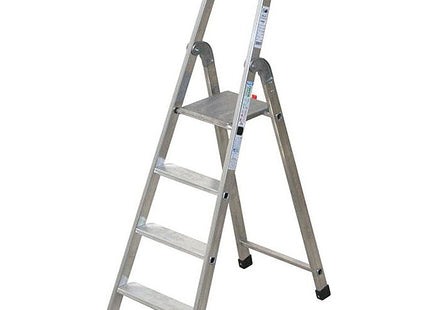 FACAL SCALA QUADRA DOPPIA CON PEDANA IN ALLUMINIO