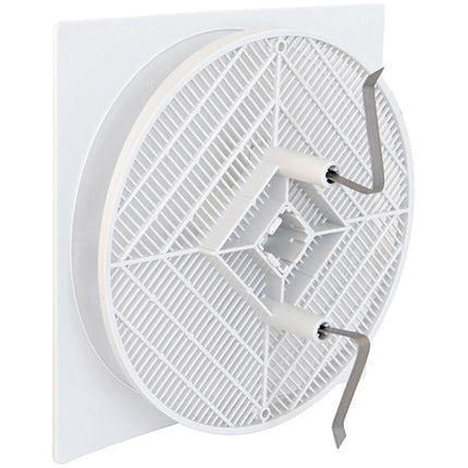 LA VENTILAZIONE GRIGLIA IN ABS ESTETICA CON MOLLE MM166X166 BIANCO