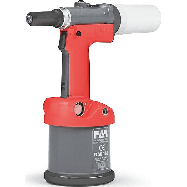 FAR RIVETTATRICE PER RIVETTI A STRAPPO OLEOPNEUMATICA MOD. RAC 182