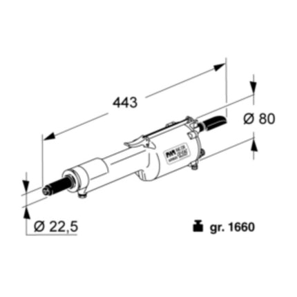FAR RIVETTATRICE PER RIVETTI A STRAPPO OLEOPNEUMATICA MOD. RAC 230