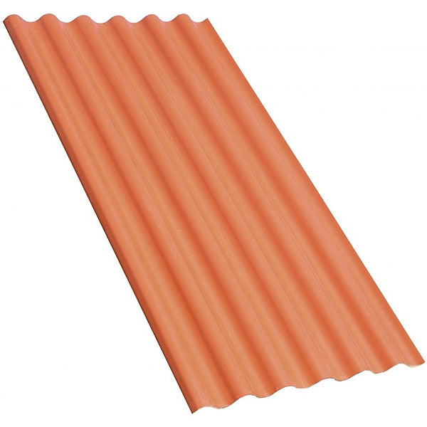 LA VENTILAZIONE LASTRA ONDULATA ROMANA EGEO COLORE ROSSO TEGOLA