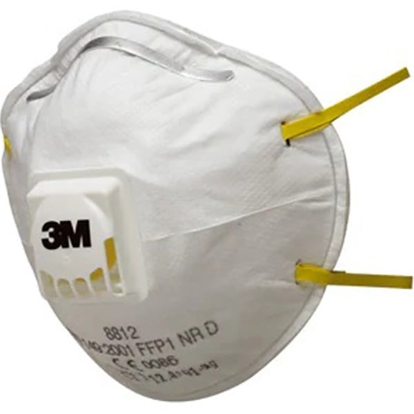 3M RESPIRATORE MONOUSO 8812 CLASSE FFP1 CON VALVOLA CONF.DA PZ10